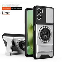 Armor Funda For Motorola G06 4G Case Slide Camera Lens Protector  Back Cover For Moto G06 Power 4G Car Magnetic Ring Stand Cover Motorola Moto G06
