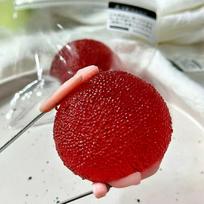 Realistic Lychee Squishy Toy: Maltose Texture Slow Rebound Stress Ball, Aesthetic Taba Fidget Toys, Office Desktop Ornament