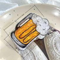 Summer Beer Popcorn Grab Clip Beach Food Combo Shark Clip Hair Clip For The Back Of The Head For Women. A1 orange