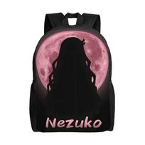 1Piece Backpack Nezuko Cucoloris New School Year Laptop Bag Outdoor  Demon Slayer Anime Gift New Term Starts One Size black