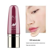 Krasy Miss Snail Essence BB Cream & CC Primer Stick: Moisturizing Concealer for Brightening & Perfecting Makeup with Cushion Applicator 40ml beige