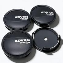 4pcs Black Silver ADVAN Racing Logo Emblem Car Wheel Center Caps 75MM 70MM Wheels Hub Cap Rim Hubcaps MKIUYG Dust Cover Car Accessories ADVAN Racing Badge&4pcs 75 Wheel Caps black