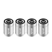 Car Styling Metal Car Tire Valve Caps Dust Prevention Accessories For Mazda 6 3 2 Angkesaila CX3 CX4 CX5 CX7 CX9 CX30 RX8 MX5