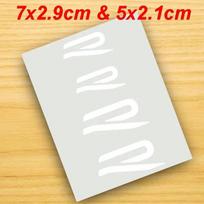 VW Valve Stems q11 Caps 4Pcs Car Brake Caliper Vinyl Stickers For Volkswagen VW Rline R Line Golf 3 5 7 Polo Passat GTI Bora Jetta Vehi white