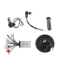 24V 350W Metal Wheel Brushless Hub Motor Kit 8in Electric Scooter Conversion Set gray