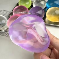 High Transparency Moldable Coconut Oil Handmade Ball, Squishy Balls Squeeze Toy Stress Relief Funny Gift
