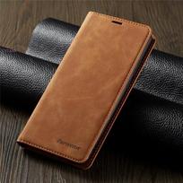Prabangus dėklas Huawei P30 Lite P30 Pro telefonui Odinis atverčiamas piniginė Magnetinis dangtelis Su kortelių laikikliu Knyga Coque Fundas Huawei P30 Lite ruda