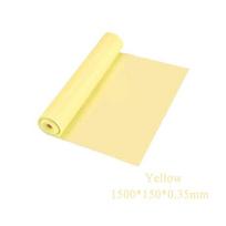 Joga Pilates Tempimo Pasipriešinimo Juosta Pratimų Fitneso Juosta Treniruočių Elastinga Pratimų Fitneso Guma 150cm natūrali guma Sporto Salė yellow-0.35 beige