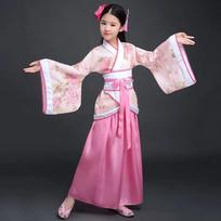 Kostiumai Šokiai Kūdikis Hanfu Suknelės Mergaičių Rinkiniai Pasiruošimas Vaikų Drabužiai Cosplay Vaikai Princesė Kinų Suknelė Mergaitė Vestidos 170 white
