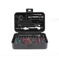 Versatilitys Precise Screwdriver Set Featurings Interchangeable Magnetic Bit And Compactly Tool Organizers Case 1 black