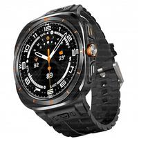 Silicone band for Samsung Galaxy Watch 7 Ultra 47mm stainless steel men strap for SAMSUNG GALAXY 47 ULTRA sports bracelet correa Galaxy Ultra 47mm black