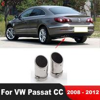 Galinio duslintuvo antgalis Volkswagen VW Eos Passat CC 2008 2009 2010 2011 2012 Plieninės automobilio išmetimo sistemos galinės dalies vamzdelio priedai black