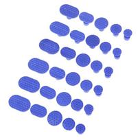 30Pcs Car Body Puller Tabs Pulling Paintless Dent Repair Removal Tool blue