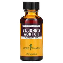 Herb Pharm, Šv.. Jonažolių aliejus, 1 fl oz (30 ml) black