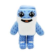 STEAL A BRAINROT Plush Toys Cute Mosaic Stuffed Dolls XMAS Game Surrounding Shark Plush Toys Soft Toys for Birthday Gifts 21cm white