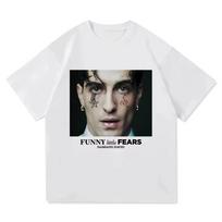 Damiano David Måneskin  Next Summer  Mugshot Booking Photo With  Il Ballo Della Vita  Tattoo Fingerprint Graphic T-Shirt XXL black