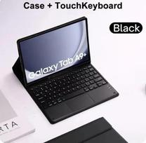 Planšetinio kompiuterio dėklas su klaviatūra, skirtas Samsung Galaxy Tab A9 Plus 11 colių, nuimamu klaviatūros dėklu, skirtas Samsung Tab A9+ SM-X210N/X216B Funda German Keyboard gray