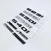 3D ABS raidė 520i 523i 525i 528i 530i 535i 540i Logotipo ženklelis Emblema BMW 5 serijai E60 E61 F10 F11 G30 Automobilio bagažinės lipdukas 550i gray