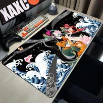 Varmilo Didelis Žaidimų Pelės Kilimėlis XXL Kompiuterio Pelės Kilimėlis PC Žaidėjo Pelės Kilimėlis Nešiojamo Kompiuterio Pelės Kilimėlis Pelės Kilimas Klaviatūros Kilimėlis Stalo Kilimėlis 30cmx60cm(11.8x23.6inch)