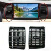 Automobilio oro kondicionieriaus oro išleidimo angos skydelio grotelių dangtelio rėmo apdailos pakeitimas Corolla EX E120 oro grotelėms Juoda/Ruda gray
