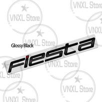 Car-Styling For Ford Fiesta Letter 3D Metal Stickers 3M Adhesive Backing Car W0Trunk Body Emblem Auto Lettering Decals Accessories