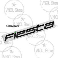 Car-Styling For Ford Fiesta Letter 3D Metal Stickers 3M Adhesive Backing Car W0Trunk Body Emblem Auto Lettering Decals Accessories