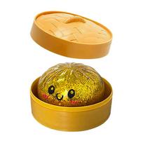 Glitter Dumpling Squishies Toy Bun Baozi Dumpling  Box Colorful Food Squishy Sensory Fidget Toy Anti Stress Squeeze Ball