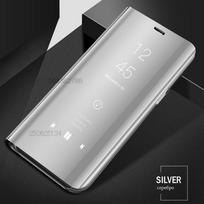Leather Mirror Fundas Flip Case For Xiaomi Redmi Note 15 14 13 12 Pro Plus 14C 13C 12C 12S A1 5G Coque Book Stand Magnetic Cover Redmi Note 13Pro 5G white