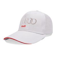 2026 Karšta Audi Automobilio Emblemos Siuvinėjimo Snapback Kepuraitė Su Snapeliu Pavasaris Ir Ruduo Lauko Sportas Reguliuojama Atsitiktinė Kepurė Apsauganti Nuo Saulės Kepurė white