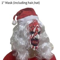 2024 Terrifier 3 Mask Disturbing Black And White Killer Clown Costume Latex Mask Style C