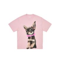 Palace Yappy T-Shirt Lush Flush Unisex Tops Pink P28TS093 L white