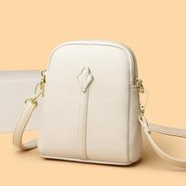 Women's bag new printed fashion messenger mobile phone bag versatile trend women's shell bag high-end bag white
