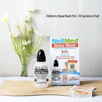 NeilMed Nosies Ploviklis Vaikams - Jūros Druskos Laistytuvas Child Pot + 30 Packets of Salt beige