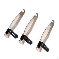 3Pcs Universal Fishing Rod Fly Pole Head Cover Sleeves gray