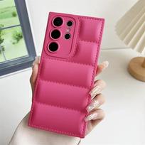 Wave Down Jacket Phone Case for Samsung S26 S25 S24 S23 S22 Ultra S21 Plus A56 A36 A26 A16 A06 A55 A35 A06 A15 A15 A54 A34 Cover Galaxy S26 Ultra