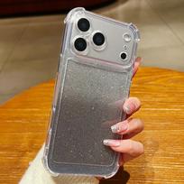 Glitter Bling Clear Case for For Iphone 17 Pro Max 16 15 14 13 12 11 Pro Max 16 PLUS 17 Air Silicone Soft Transparent Bumper Cover iPhone 16e