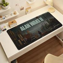 Game Alan Wake  Mouse Pad Computer Laptop Rubber Nonslip Mouse Mat Mousepad Gamers Decoracion Desk Mat SBD400x800x2mm gray