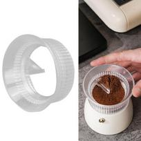 Single Dual Valve Compatible Moka Pot Dosing Funnel Powder Distribution Tool  For Moka Pot 3cup transparent black