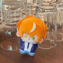 10CM Shinonome Akito Cosplay Anime Plush Toys Stuffed Body Plushie Cartoon Pendant Xmas Gifts Toys for Kids orange