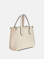 GUESS Pirkinių krepšys 'Silvana 2 Comp Tote' balta