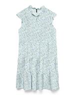 Vero Moda Petite Vasarinė suknelė 'VMALBA' šviesiai mėlyna / žolės žalia / balta