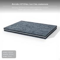 2 vnt. Būgnų garso izoliacijos kilimėlis, Vibraciją slopinanti pagalvėlė, Poliesterio pluoštas, Tamsiai pilkas, 30*30 cm Dark Gray 40*40cm gray