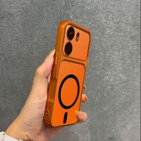 Metallic Finish Magnetic TPU Phone Case for Xiaomi Redmi 13C 4G,POCO C65 Shockproof Matte Soft Cover POCO C65