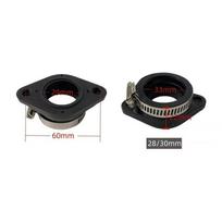 Motorcycle Pit Dirt Bike Carburetor Adapter Mainfold Pipe For Vm24 21 24 26 28 30 32 34Mm Pe28 as the picture