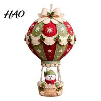 Christmas Hot Air Balloon DIY Kit Kit, 3D Felt Hanging Ornament Sewing Santa Creative Fabric Stitching Projects Snowman Reindeer Angel Designs, Craft G