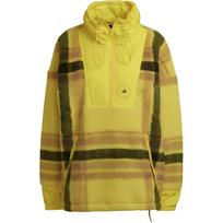(WMNS) adidas by Stella McCartney Fleece Jacquard Winter Jacket Asia Sizing 'Yellow Black' Women's HG6890 M yellow