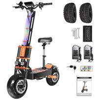 TOURSOR X8 Pro Elektrinis paspirtukas suaugusiems 8000W Dvigubas variklis 60V 38AH 14 colių Visureigis paspirtukas Maksimalus greitis 100KM/H Maksimalus atstumas 120KM TOURSOR X8 Pro-*+