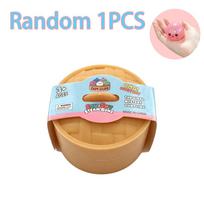 Mini Squishy Dumplings 6Pcs With Steamer Squeeze Toys Set Fidget Sensory Toy For Adults Children Stress-Relieving Toy Small Gift