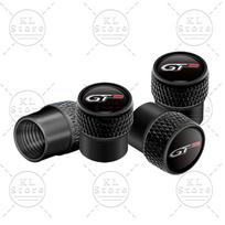 4Pcs/Set GT Emblem Car Wheel Tire Valve Caps Metal Stem Dust Proof Cover For Peugeot GT 308 508 3008 5008 2008
