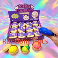 Mini Colorful Dumpling Squishy Squeeze Toy 5.5Cm Cube Slow Rise Sensory Anti-Stress Toy For Adults Anxiety Relief Gift